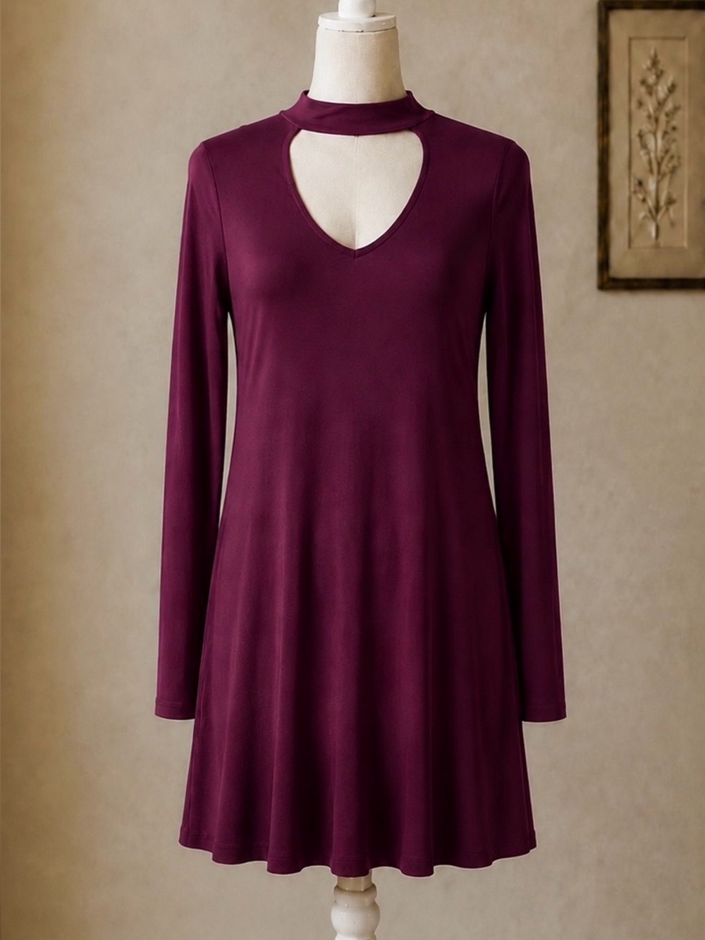 Burgundy Dress 💋